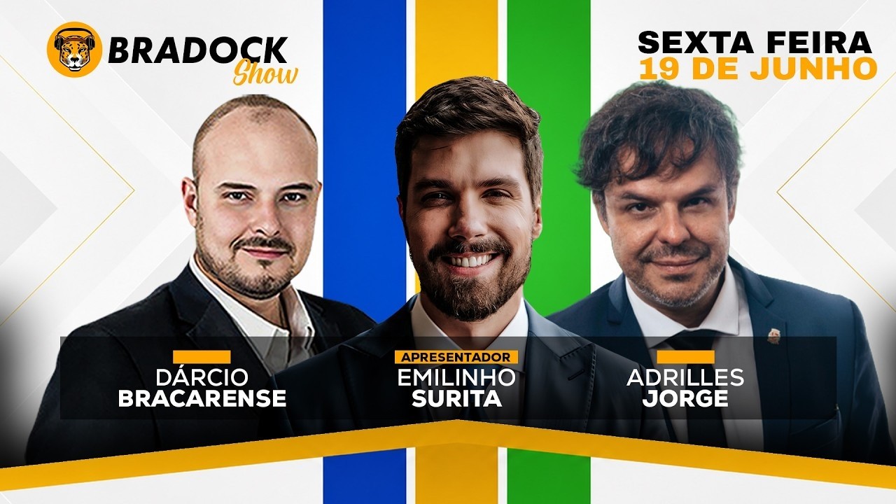 Bradock Show 19/06/26 - EMILINHO SURITA, DÁRCIO BRACARENSE, ADRILLES JORGE