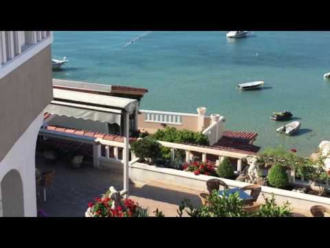 Duce / Omis Croatia. View of the sandy beach