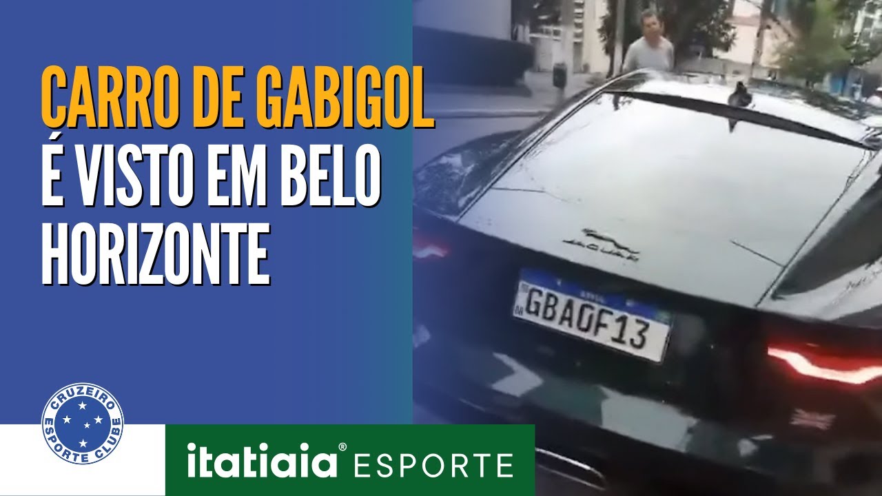 CRUZEIRO: CARRO DE GABIGOL É VISTO EM BELO HORIZONTE E GERA EXPECTATIVA NA TORCIDA
