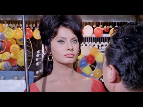 Boccaccio 70 (1962) - Scene - Sophia at the Shooting Gallery - Vittorio De Sica - Sophia Loren