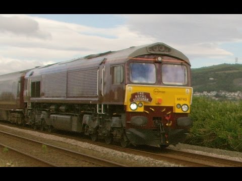 Prestatyn 10.7.2016 - GBRF Royal Scotsman 66743 & 66746 Grand Tour of Great Britain Day 3