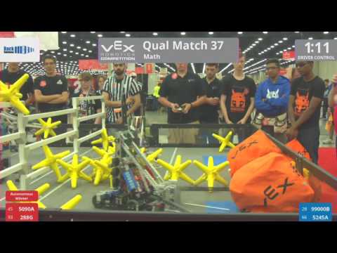 2017 VRC Math Q37 - 5090A 288G vs 99000B 5245A - 25 to 23