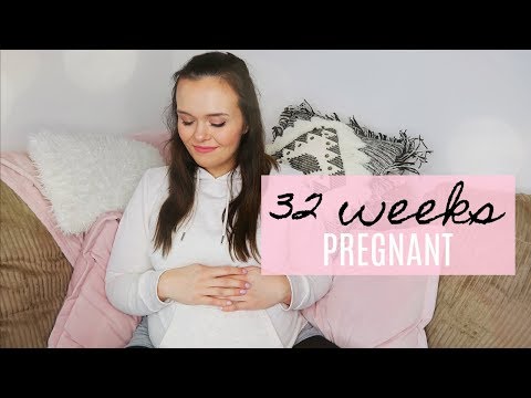 32 WEEKS PREGNANT - SYMPTOMS, 32 WEEK BUMP & A MINI BABY HAUL - PREGNANCY UPDATE