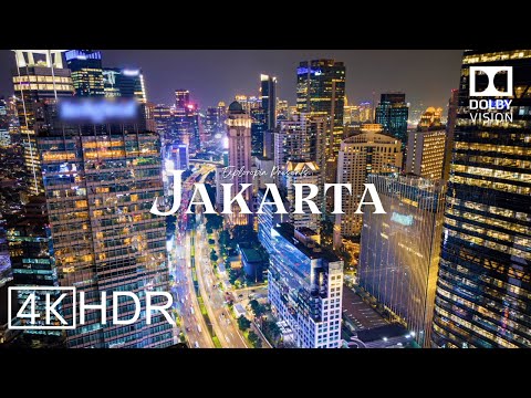 Jakarta, Indonesia 🇮🇩 in 4K HDR ULTRA HD 60 FPS Dolby Vision™ Drone Video