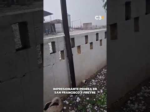 CAYÓ GRANIZO DE GRAN TAMAÑO 🧊⚠️