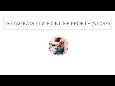 Instagram Style Online Profile (Bootstrap 4.1)