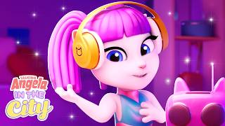 Download lagu Noisy Neighbors! 🔊🙉 Talking Angela: In The City | Cartoons for Kids mp3