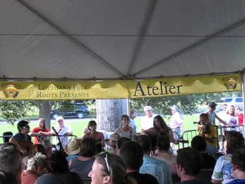 Al Berard and the Girls at Festivals Acadiens et Creoles 10/13/12