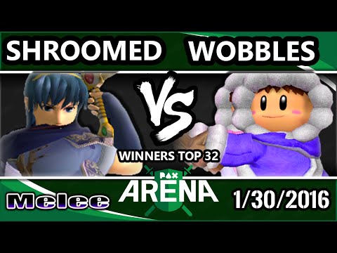 PAX South Arena - WFX | Shroomed (Marth) Vs. PG | Wobbles (Ice Climbers) SSBM Top 32 - Smash Melee