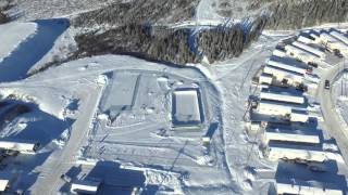 Drone over Labrador City Trailer Court