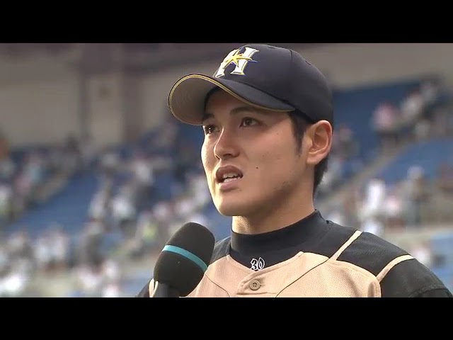 ファイターズ・鍵谷陽平投手ヒーローインタビュー 6月22日 千葉ロッテマリーンズ 対 北海道日本ハムファイターズ