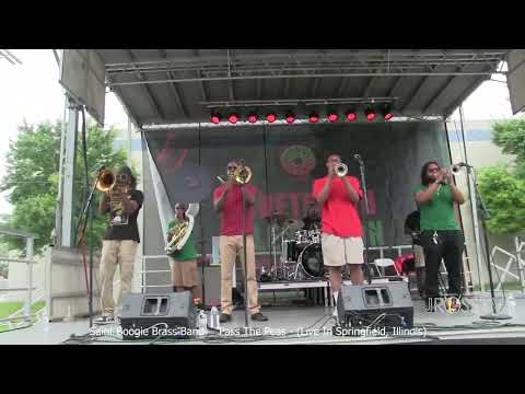 James Ross @ Saint Boogie Brass Band - "Pass The Peas" - www.Jross-tv.com (St. Louis)