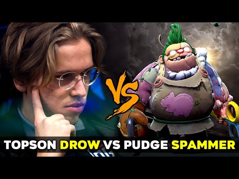 Topson vs Hero Spammer with NEW Pudge Persona - EPIC 20k Comeback Dota 2
