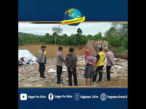 Pemerintah Bantu Bangun Rumah Asep yang Roboh Diterpa Angin 