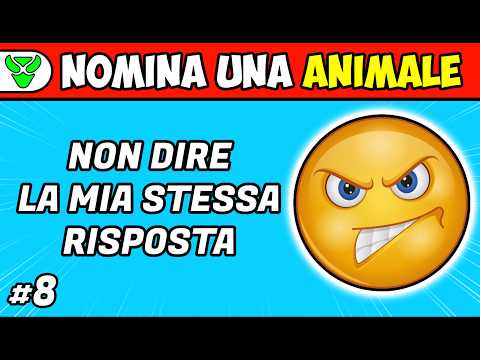 NON DIRE LA MIA STESSA RISPOSTA! 🤔🤯 (parte 8) #quiz #ita #challenge #sfida