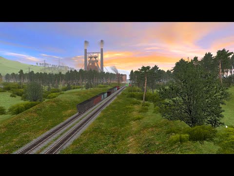 Trainz (TANE) Arisbergia: Transport of coal - cinematic.