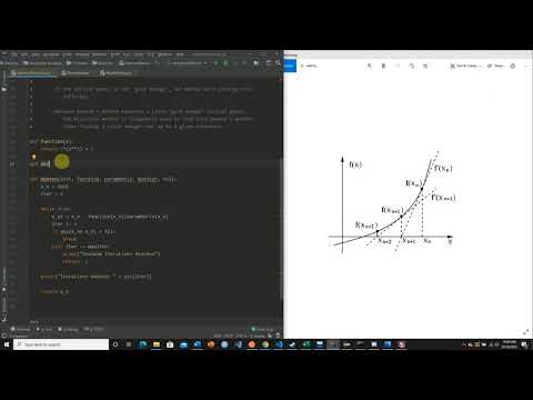 Python Newton's Method Part 1 (Numerical Methods Part 3)