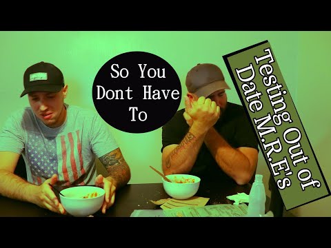 Survival Food | Eating Out of Date M.R.E's so You Dont Have To