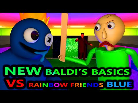 NEW Baldi's Basics VS RAINBOW FRIENDS "BLUE" - Roblox Minecraft Animation Movie Story Challenge