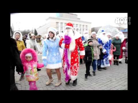 Пять интересных персонажей на шествии Дедов Морозов в Воронеже