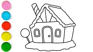 Glitter House Drawing, Painting & Coloring For Kids and Toddlers_ Kids Art