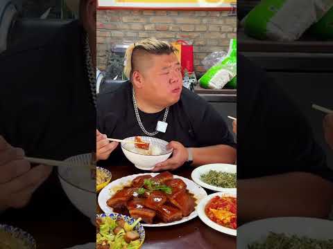 Dongpo Pork is served with 5 dishes. It’s simple and dazzling! #fatmonkey #mukbang #fat