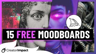 15 FREE Midjourney Moodboards (and tips!)