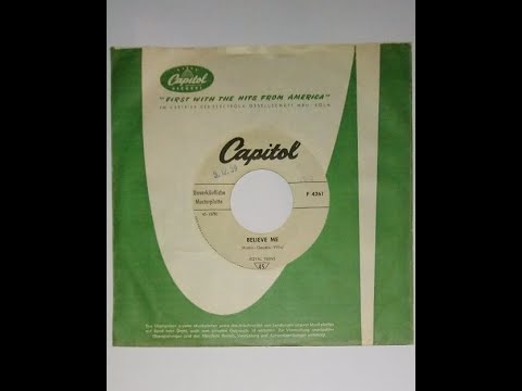 ROYAL TEENS  "Believe Me"  Deutsche CAPITOL 1959