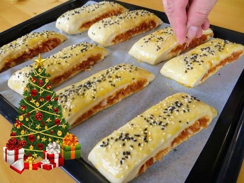 Пирожки с мясом и сыром - Мой ленивый вариант - не нужно лепить!