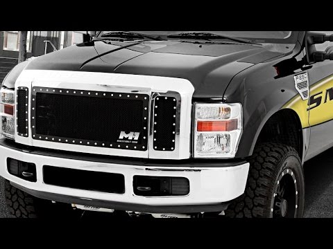 Smittybilt F250 Loaded M1 Bumper Mesh Grille & Off-Road Bumper