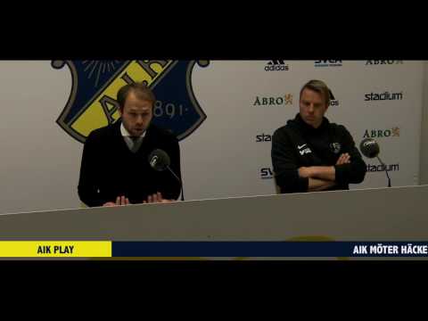 Presskonferens AIK FFF