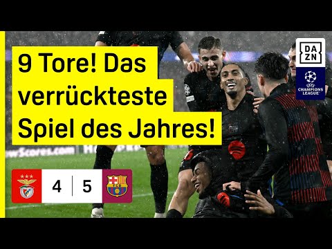 KOMPLETT VERRÜCKTES WAHNSINNSSPIEL: SL Benfica - FC Barcelona | UEFA Champions League | DAZN