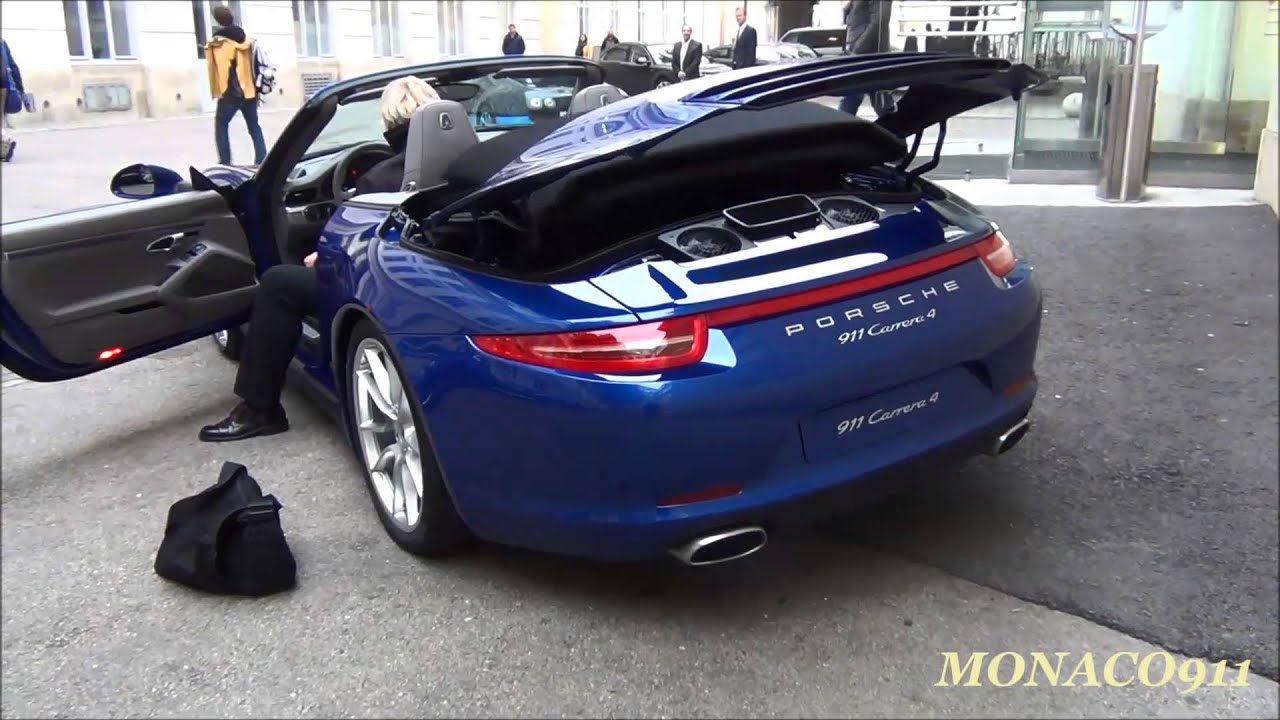 2013 Porsche 911 (991) Carrera 4 Cabrio - Sound & Roof