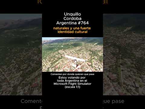 Unquillo, Cordoba desde el Microsoft Flight Simulator #Unquillo #cordoba #msfs #joaha45 #argentina