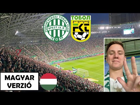 ELSÖPRŐ GYŐZELEM! FERENCVÁROS - FC TOBOL mérkőzésvlog