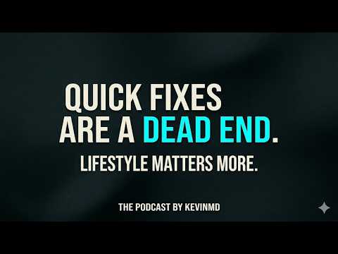 Dr. Shiv Goel podcast image, "Quick fixes are a dead end. Lifestyle matters more."
