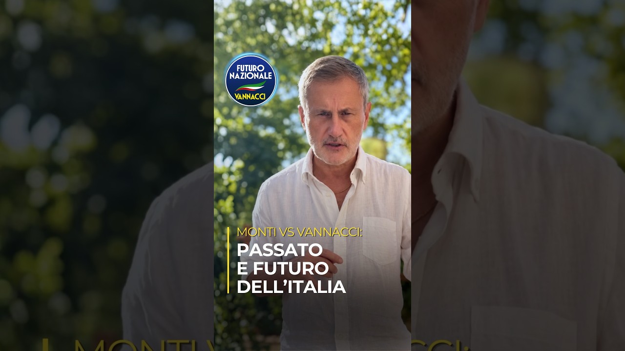 ALEMANNO: "MONTI VS VANNACCI A CERNOBBIO: IL CONFRONTO TRA VECCHIA POLITICA E NUOVA SPERANZA