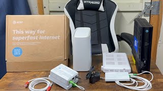 To install AT&T fiber Internet using a self-install kit, follow these steps: bgw320 bgw210
