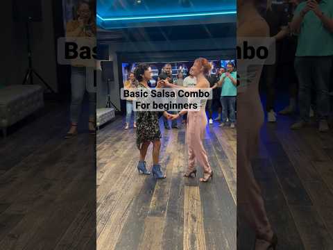 Easy Salsa Combo for beginners.  Learn to dance Salsa & Bachata A La Seis Ontario @iesocial #salsa