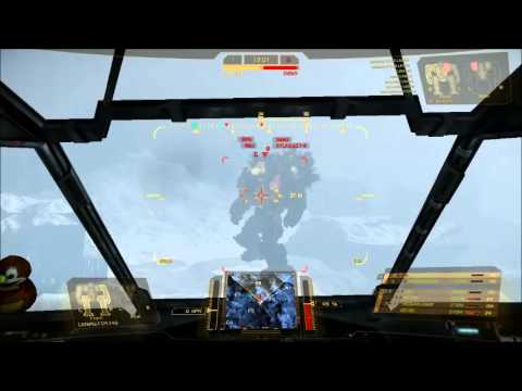 Mechwarrior Online MWO Battletech Catapult K2 dual AC20 against shutdown Atlas K F2P FPS
