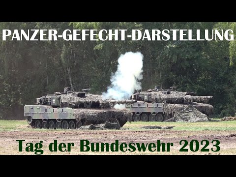 PANZERKAMPF Vorführung TAG DER BUNDESWEHR in Oldenburg („Panzerzug im Angriff über ein Gewässer“)
