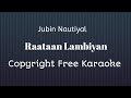 Raataan Lambiyan || Unplugged Karaoke || Insta Karaoke || Jubin || Tanishk B ||