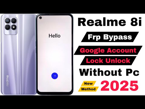 Realme 8i Frp Bypass | Without Pc | Google Account Lock Unlock - New Method 2025