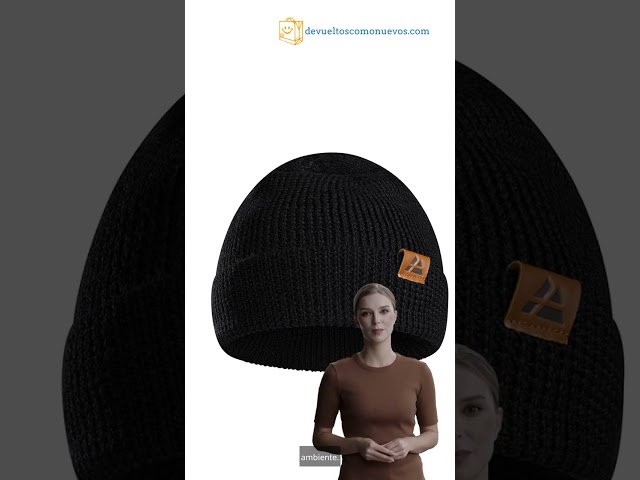 Vídeo relacionado con DANISH ENDURANCE Gorro Beanie Lana Merino Hombre y Mujer, Gorro Invierno Suave y Elástico, Materiales Reciclados
