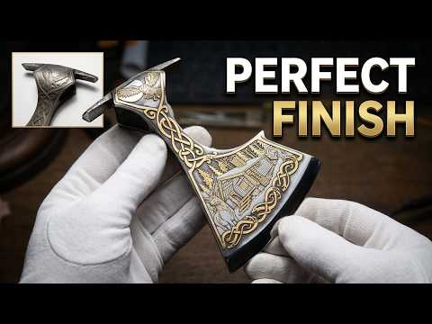 Watch This Axe Transform Into Pure Art. Full process