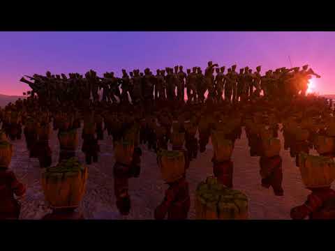 10000 Small Groot VS 100 Groot - Ultimate Epic Battle Simulator