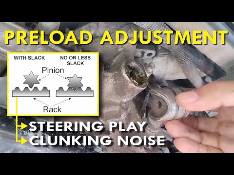 How to Adjust Steering Rack Preload: Eliminate Clunk & Rack Play
