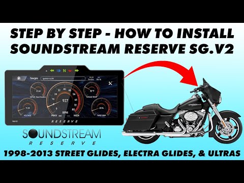 Step by Step Install - Soundstream SG.V2 Radio 1998–2013 Harley Street / Electra Glide & Ultras
