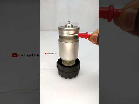 775 Dc Motor Rotating | #dcmotor #tech #youtubeshorts #dcmotorproject