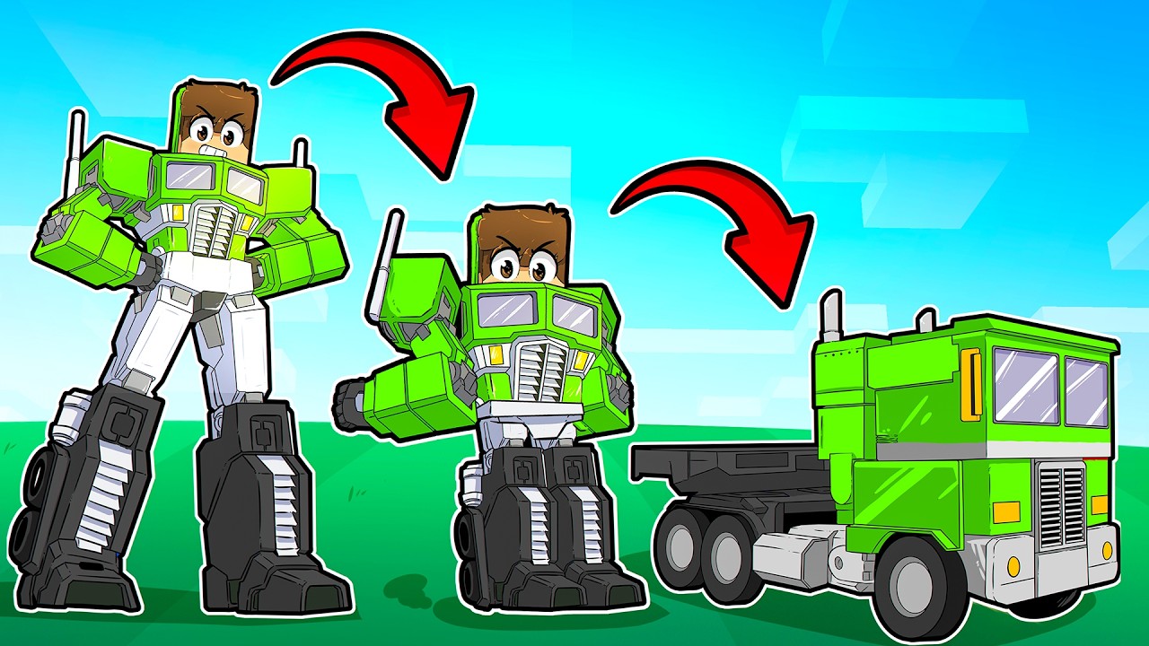Evolving as an TRANSFORMERS In Minecraft